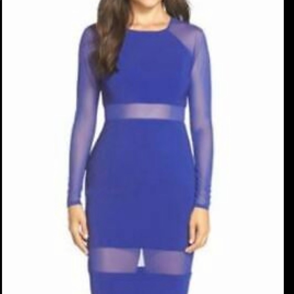 NWT Jay Godfrey Sheer Panel Sheath Dress SZ 0